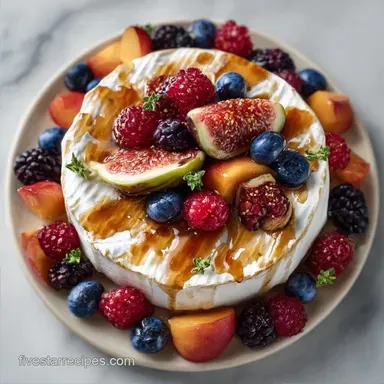 Fruit and Brie Board with Fresh Figs