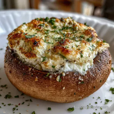 Classic Stuffed Mushroom: 40 Min Recipe Recipe Card