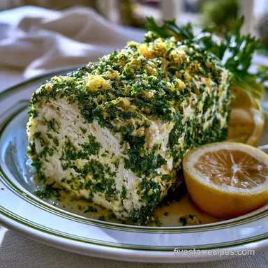 Herb Crusted Goat Cheese in 10 Minutes Recipe Card