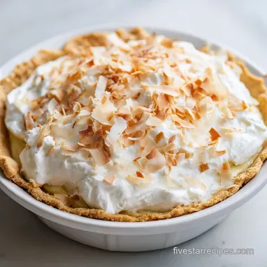 Coconut Cream Pie with Coconut Milk