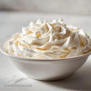 Whipped Cream Recipe: A Stable 5-Minute Tutorial Recipe Card