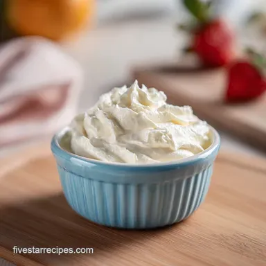 Whipped Cream Recipe: A Stable 5-Minute Tutorial