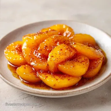 Honey Spiced Peaches for 4 Pints