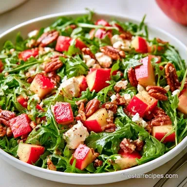 Honeycrisp Apple Salad in 15 Minutes Recipe Card