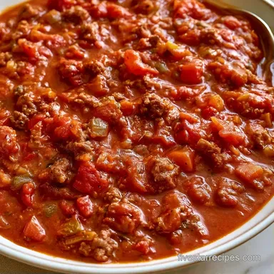 Johnny Marzetti Recipe for 12 Servings Recipe Card