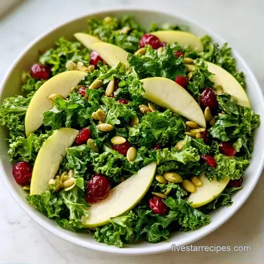 Kale Pumpkin Seed Salad in 20 Minutes Recipe Card