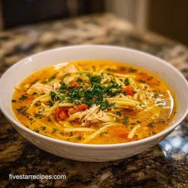 Knoephla Soup Recipe with Chicken: 1 Hour 15 Min Recipe Card