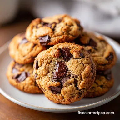 Levain Chocolate Chip Cookies Recipe for 8 Recipe Card