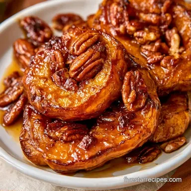 Maple Pecan Acorn Squash for 4 Servings Recipe Card