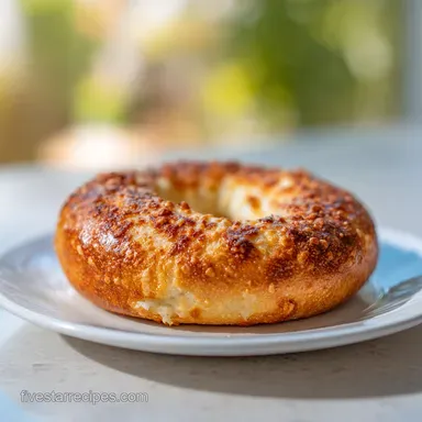 Asiago Cheese Bagel Recipe with Malt Bath | For 8 Servings Recipe Card