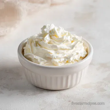 Whipped Cream Recipe without Heavy Cream: Silky
