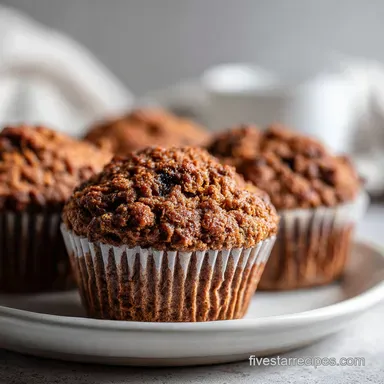 Moist Bran Muffins Recipe High Fiber: 12 Servings