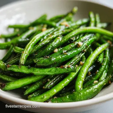 Sauteed Baguio Beans Recipe for 4 Servings