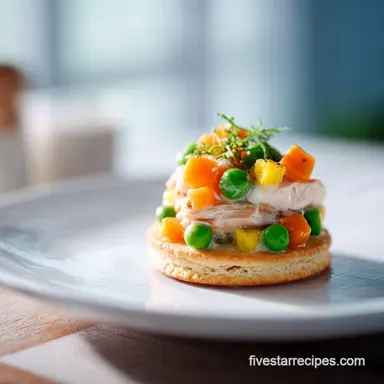 Red Lobster Biscuit Chicken Pot Pie for 8 Servings: Creamy Recipe Card