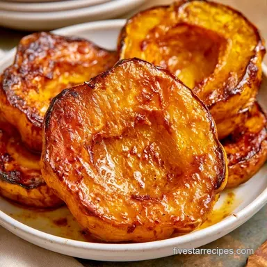 Roasted Indian Acorn Squash: 30 Min Recipe Card