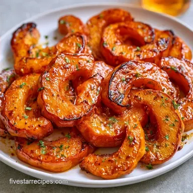 Roasted Spiced Acorn Squash in 40 Minutes