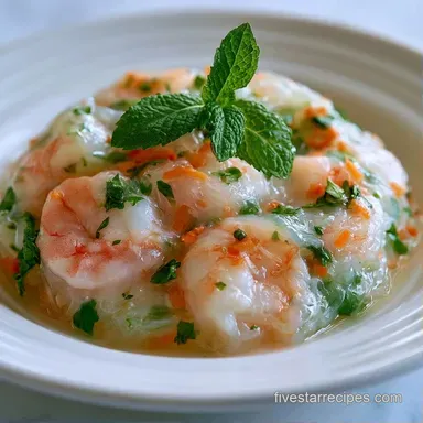 Shrimp Rice Rolls in 25 Minutes Recipe Card