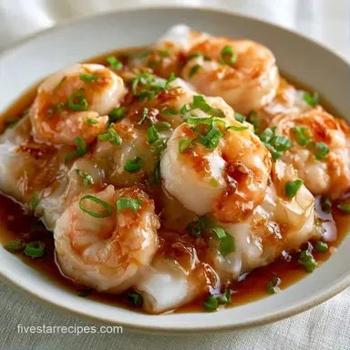 Shrimp Rice Rolls in 40 Minutes Recipe Card