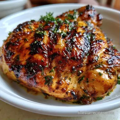 Simple Grilled Chicken Marinade for 4 Recipe Card