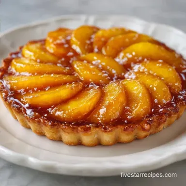 Peach Tart with Puff Pastry