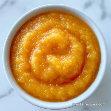 Peach Puree in 35 Minutes Recipe Card