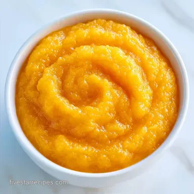 Peach Puree in 35 Minutes