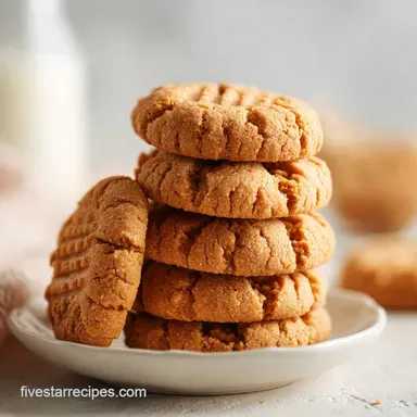 Best Peanut Butter Cookies: Soft & Chewy in 25 Minutes Recipe Card