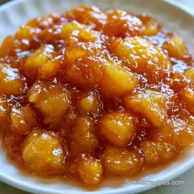 Sweet and Savory Peaches in 45 Minutes Recipe Card