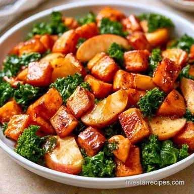 Sweet Potato Apple Salad in 40 Minutes Recipe Card