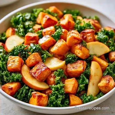 Sweet Potato Apple Salad in 40 Minutes