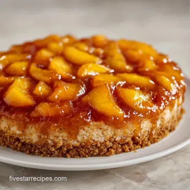 Peach Cobbler with Canned Peaches Recipe Card