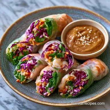 Shrimp Spring Rolls in 35 Minutes Recipe Card