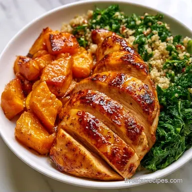 Whole Foods Grain Bowl with Chicken Recipe Card