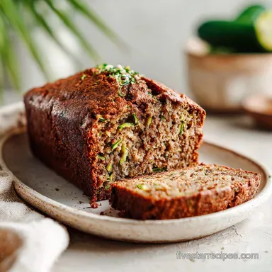 Moist Zucchini Banana Bread Recipe in 1 Hour 10 Mins