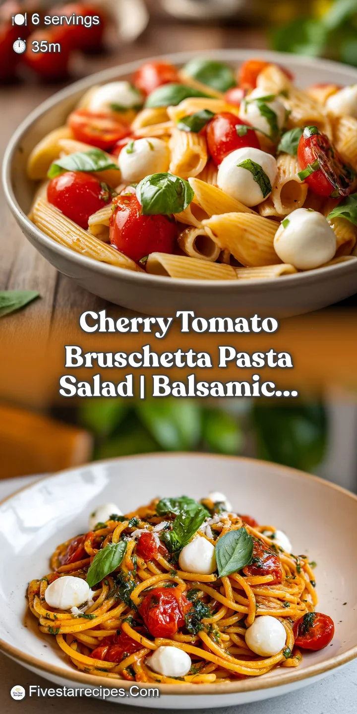 Close-up of juicy red cherry tomatoes and creamy mozzarella pearls glistening with a dark, glossy balsamic glaze.