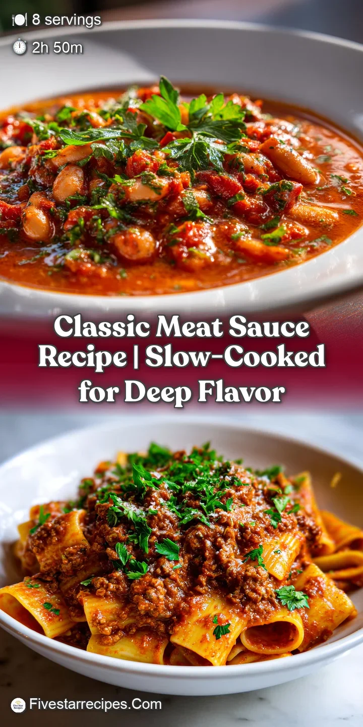 Close-up of thick, vibrant meat sauce, bubbling gently with savory steam and hints of tomatoes, herbs, and ground meat.