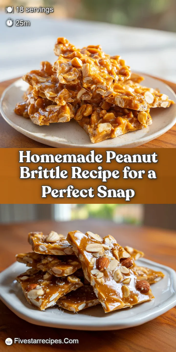 Close-up of crunchy peanut brittle. Shiny, amber-colored caramelized sugar with abundant roasted peanuts visible.