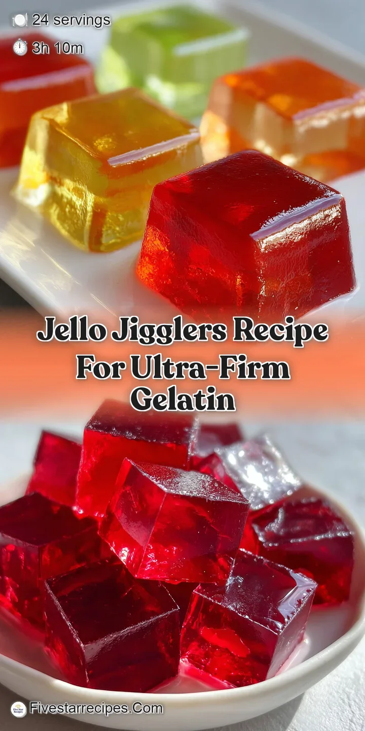 Close-up reveals the playful, jiggly texture of multi-colored gelatin squares, glistening and ready to be enjoyed.