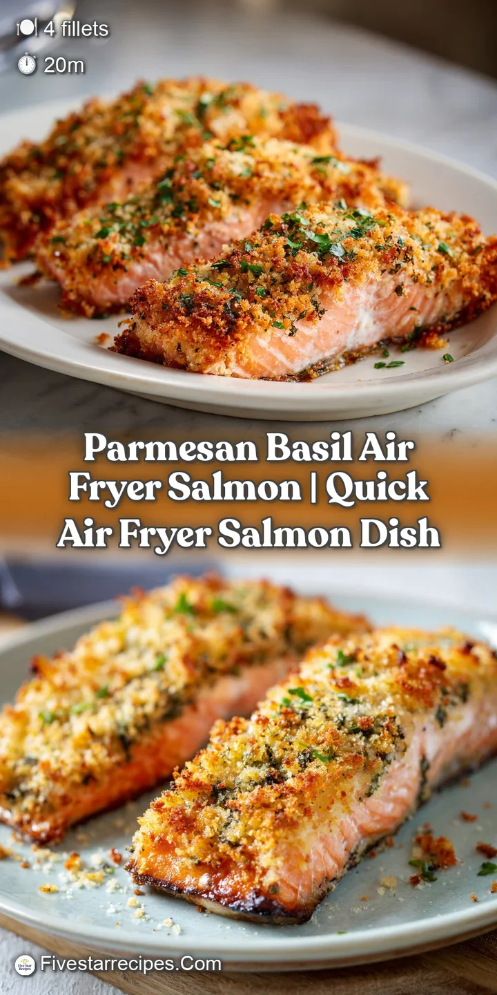 Extreme close-up of a crispy, toasted parmesan crust on tender pink salmon with droplets of lemon juice and herbs.