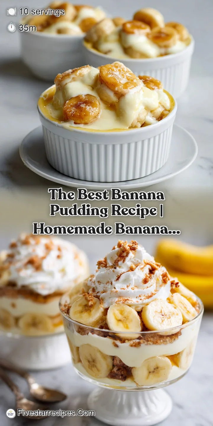 Close-up of velvety vanilla pudding with sweet banana rounds and crunchy wafer fragments, perfectly layered.