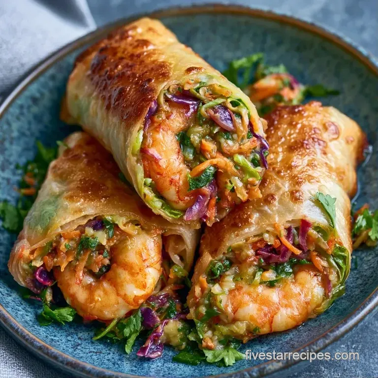Crispy translucent rolls arranged on a ceramic platter with vibrant dipping sauce and fresh green scallion garnishes.