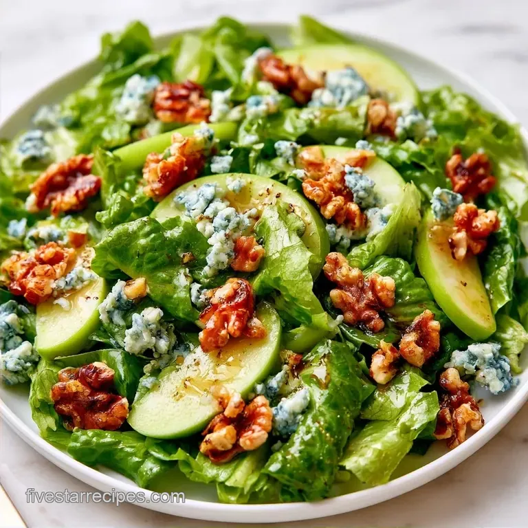 Apple Walnut Blue Cheese Salad with Honeycrisp Apples