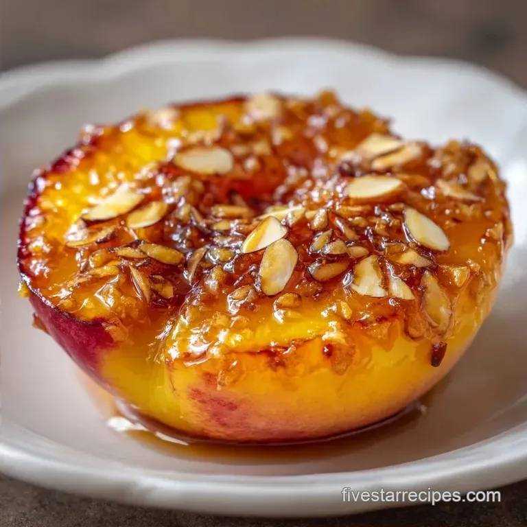 Baked Peaches with Honey: Warm and Caramelized