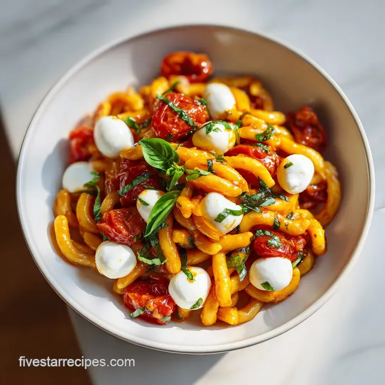 Italian Bruschetta Pasta Salad: Fresh and Vibrant