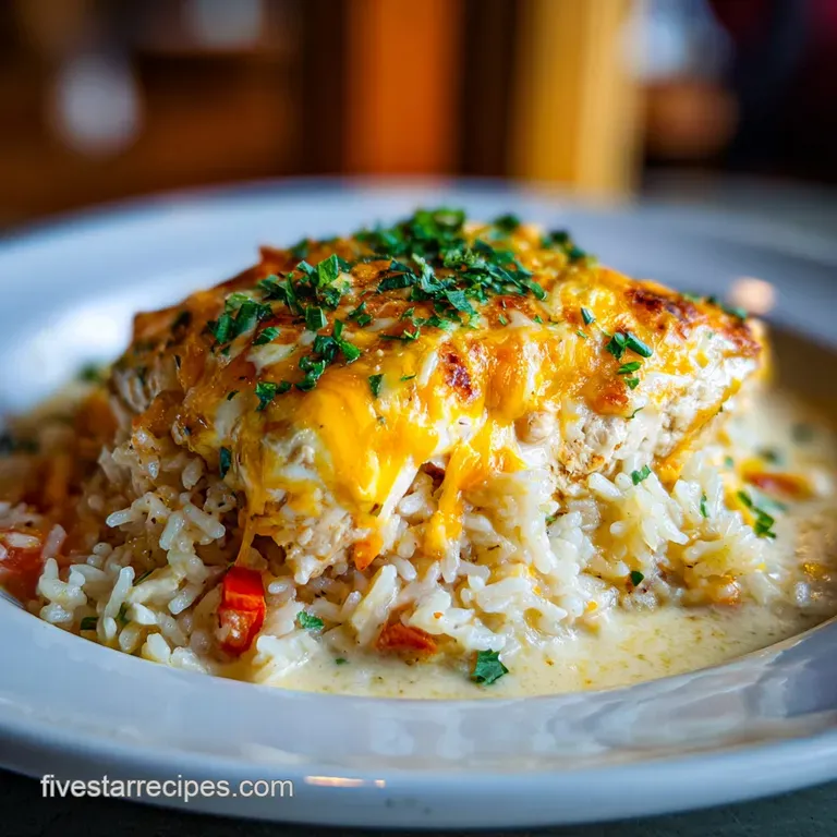 Cheesy Chicken and Rice Casserole Recipe
