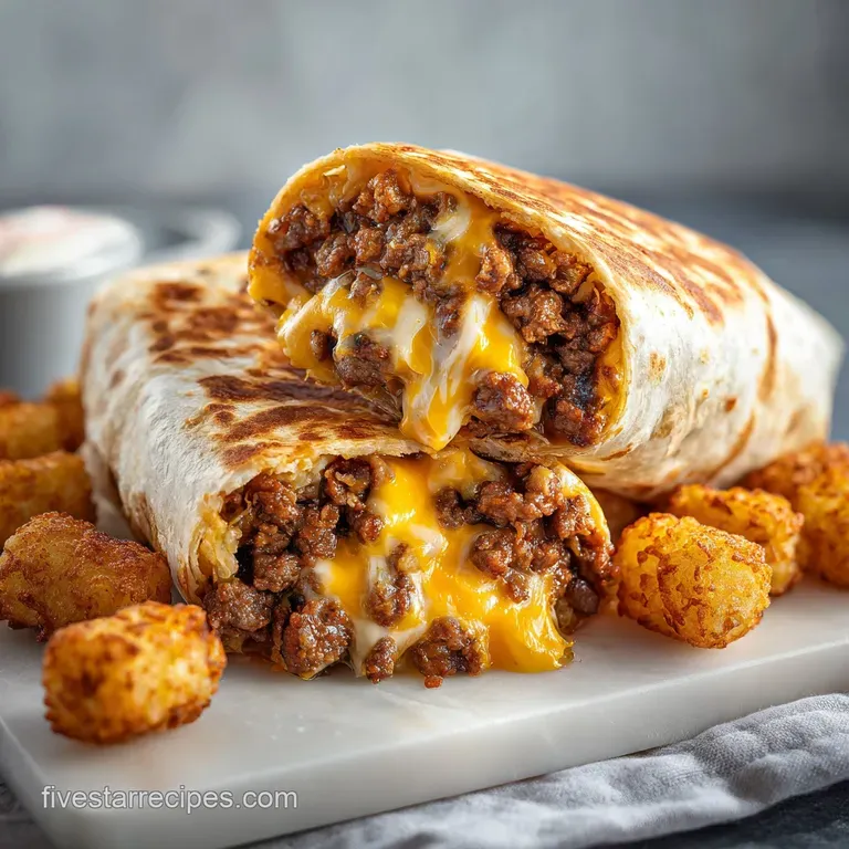Cheesy Potato Burritos: Crispy and Savory