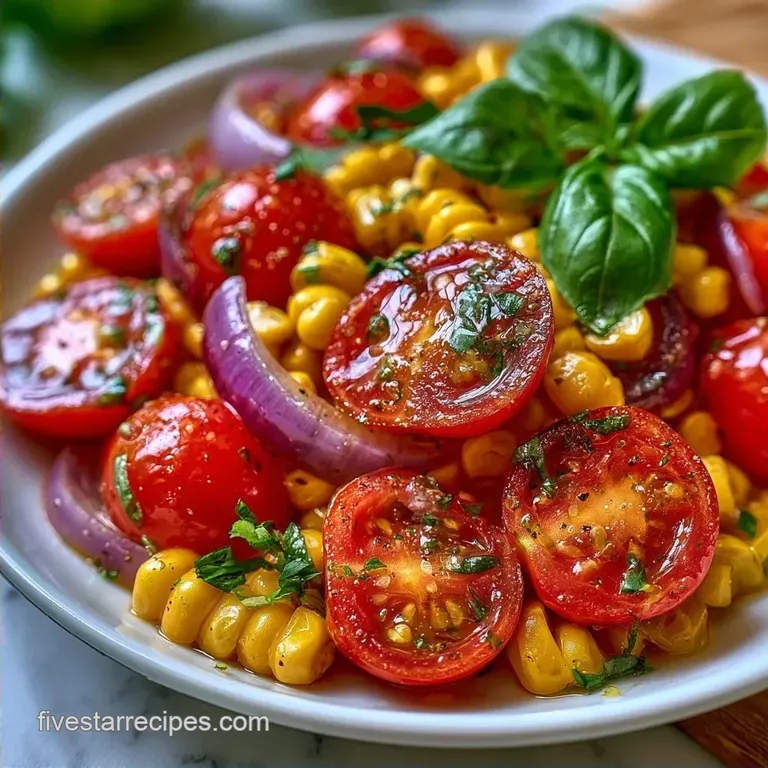 Cherry Tomato and Corn Salad in 15 Minutes