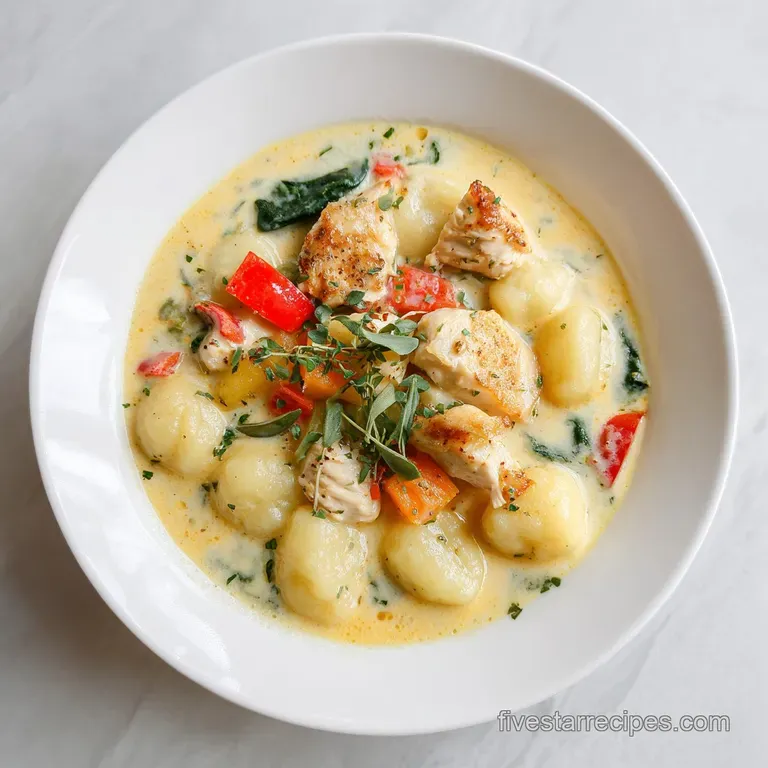 Olive Garden Chicken Gnocchi Soup: Creamy and Tender