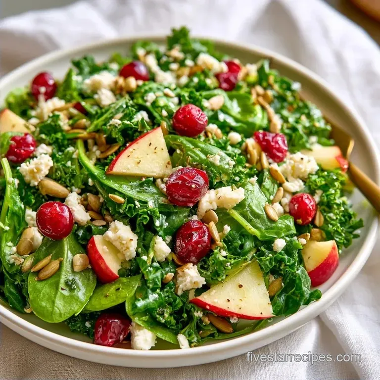 Cranberry Pumpkin Seed Salad with Honeycrisp Apple