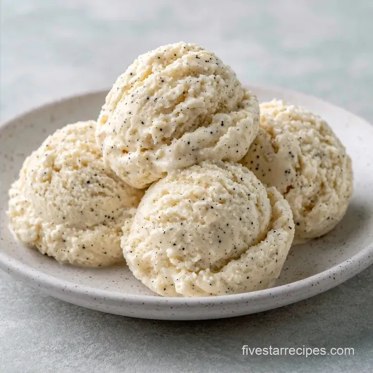 Creamy Homemade Vanilla Bean Ice Cream